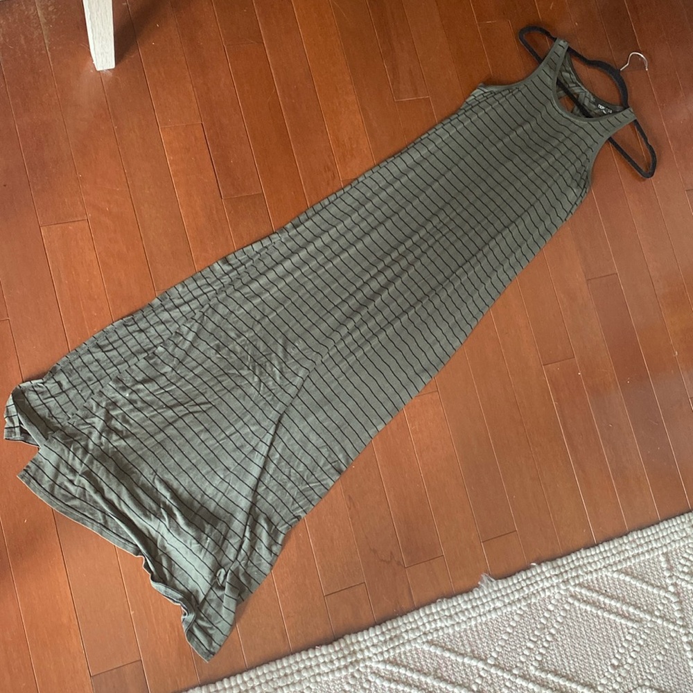 Green & black maxi